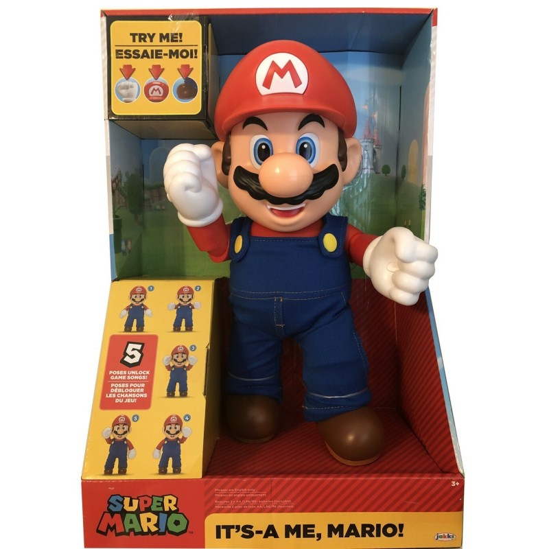 SUPER MARIO - IT'S-A ME, MARIO! Figurine 36cm Jakks Pacific