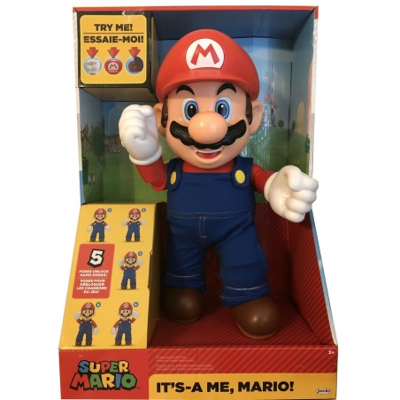 SUPER MARIO - IT'S-A ME, MARIO! Figurine 36cm Jakks Pacific