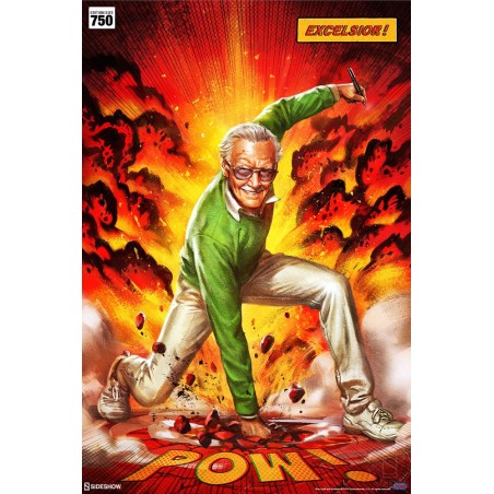 STAN LEE Excelsior Unframed Art Print Sideshow