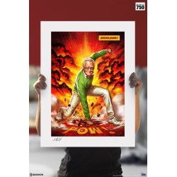 STAN LEE Excelsior Unframed Art Print Sideshow