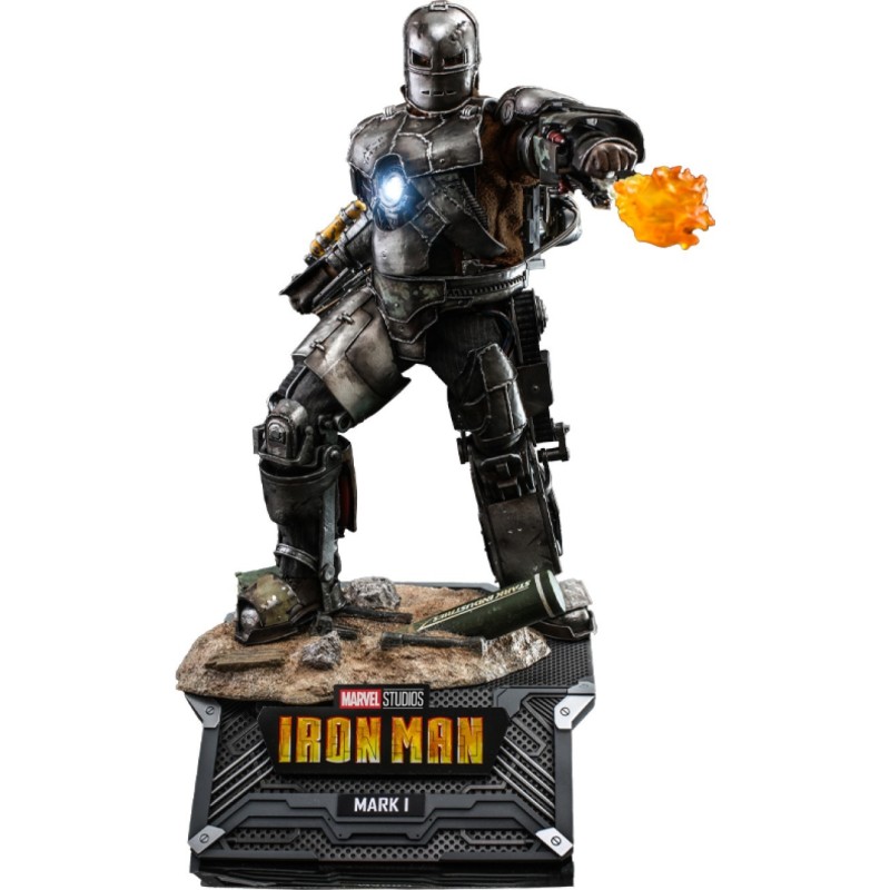 IRON MAN MARK I Diecast MMS605 D40 12" Figurine Hot Toys