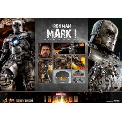 IRON MAN MARK I Diecast MMS605 D40 12" Figurine Hot Toys