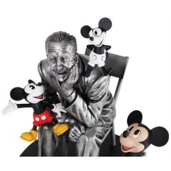 WALT WITH MICKEY THROUGH THE YEARS Statue Grand Jester Studios