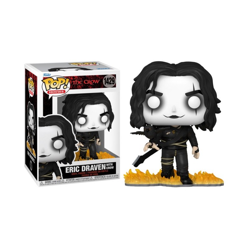 ERIC DRAVEN WITH CROW - The Crow POP! Movies 1429 Figurine Funko