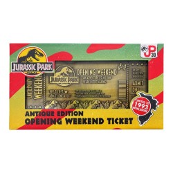 JURASSIC PARK Antique Edition Opening Weekend Ticket Fanattik