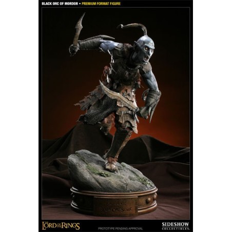 Black Orc of Mordor Premium Format Statue Sideshow