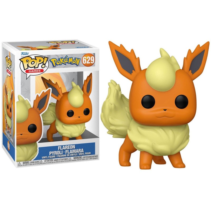 FLAREON - Pokémon POP! Games 629 Figurine Funko