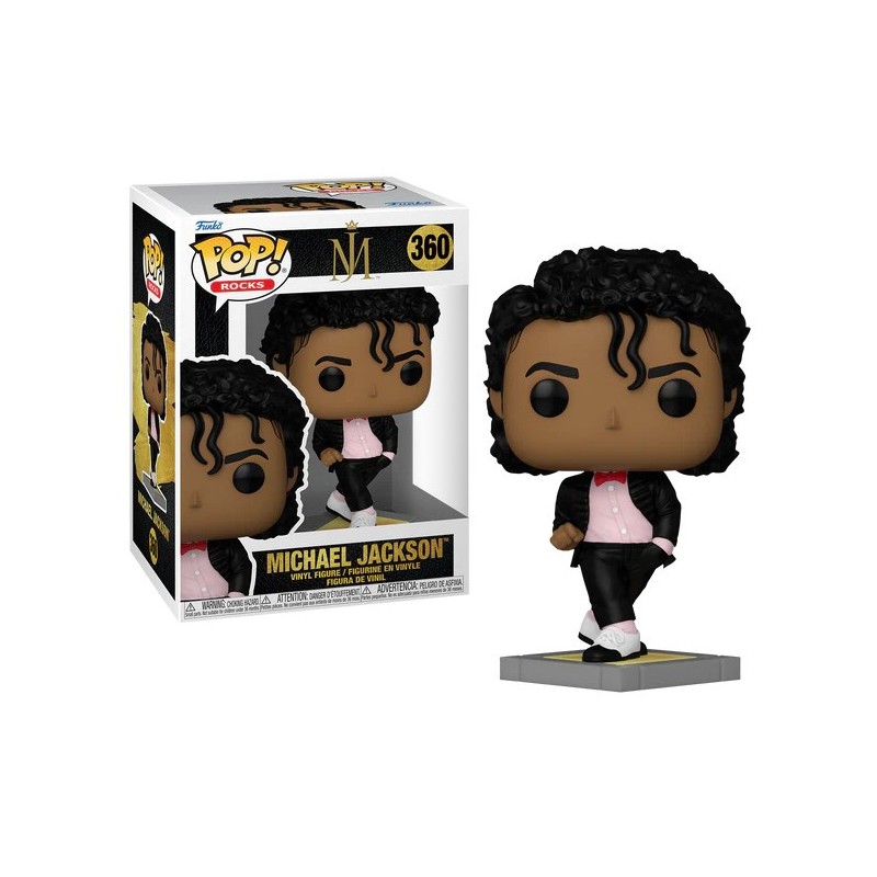 MICHAEL JACKSON (Billie Jean) POP! Rocks 360 Figurine Funko