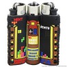LOT DE 4 BRIQUETS Classic Video Games Atomic