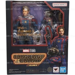STAR LORD & ROCKET RACCOON Guardians of the Galaxy Vol. 3 S.H. Figuarts Figurine Bandai