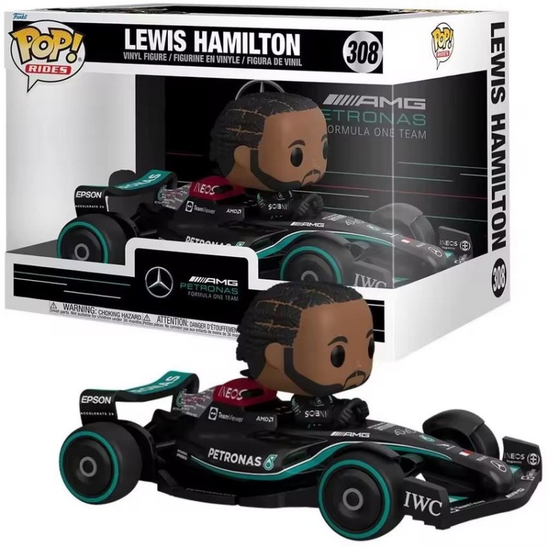 LEWIS HAMILTON POP! Rides 308 Figurine Funko
