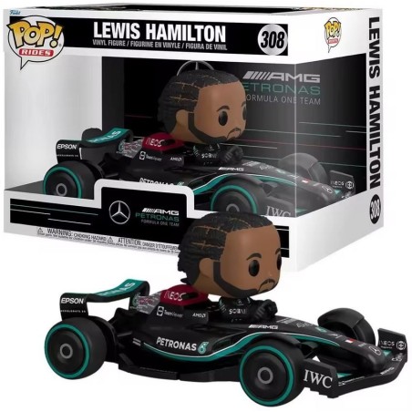 LEWIS HAMILTON POP! Rides 308 Figurine Funko
