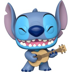 STITCH WITH UKULELE POP! 10" Disney 1419 Figurine Funko