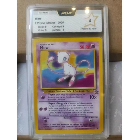 PCA 9  MEW Promo 8 Française Wizards 2000 The Pokemon Company International