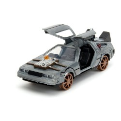 DeLorean TIME MACHINE Railroad Wheels "Retour vers le futur III" 1/32 Jada Toys