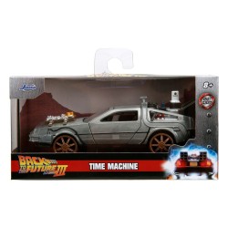 DeLorean TIME MACHINE Railroad Wheels "Retour vers le futur III" 1/32 Jada Toys