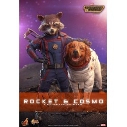 ROCKET AND COSMO MMS708 Guardians of the Galaxy Vol. 3 Figurine 1/6 Hot Toys