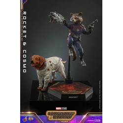 ROCKET AND COSMO MMS708 Guardians of the Galaxy Vol. 3 Figurine 1/6 Hot Toys