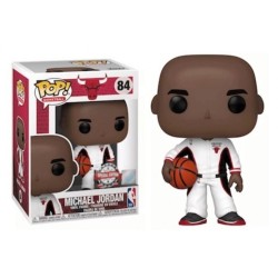 MICHAEL JORDAN (Bulls White Warmup) Exclusive POP! Basketball 84 Figurine Funko