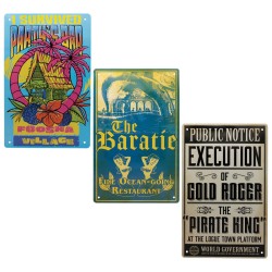 ONE PIECE Netflix Set of 3 Tin Signs Fanattik