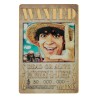 WANTED MONKEY D. LUFFY One Piece Official Ingot Fanattik