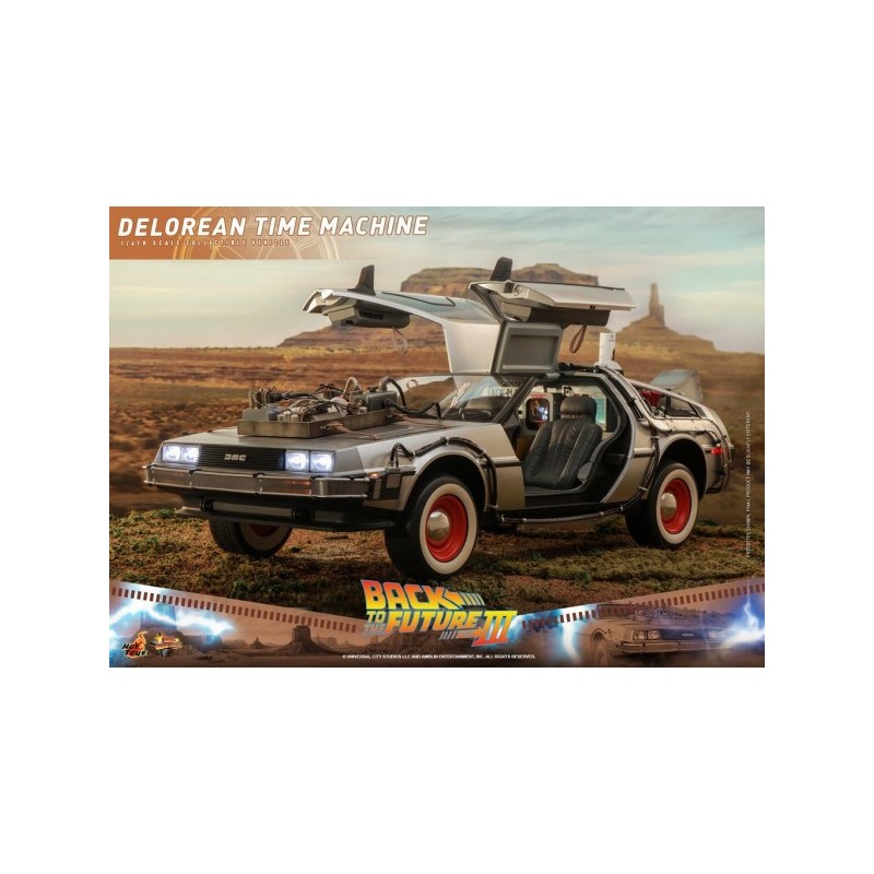 DeLorean Time Machine BTTF3 MMS738 1/6 Hot Toys