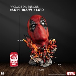 ACOMPTE 10% Précommande DEADPOOL - Fine Art Bust PCS