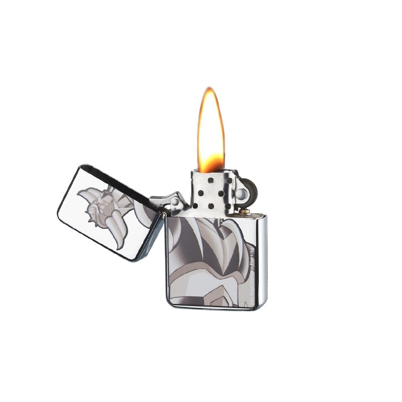 Briquet Essence Métal Silver GOLDORAK Champ