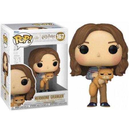 HERMIONE GRANGER (with Crookshanks) POP! Harry Potter 167 Figurine Funko