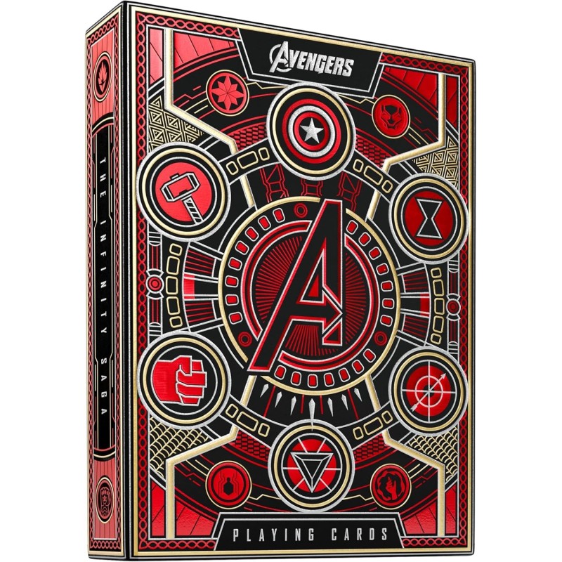 AVENGERS THE INFINITY SAGA RED VERSION jeu de cartes à jouer Theory11