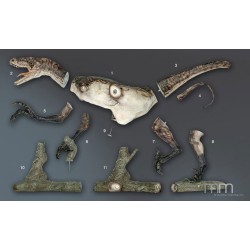 Deinonychus RA-1 (Raptor) Statue Taille Réelle Oxmox