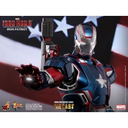 Iron Patriot DIECAST Movie Masterpiece Series Figurine 1/6 Hot Toys