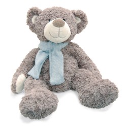 Ours Gris Peluche 40cm Kalidou