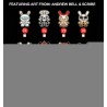 Clown Stilts Costume (B/P) Mardivale Dunny Series 1/16 Scribe 3-Inch Figurine Kidrobot