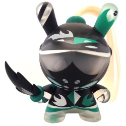 Black Medieval Knight Dunny Series 3/40 Patricio Oliver 3-Inch Figurine Kidrobot