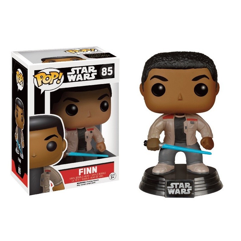 Finn Exclusive (with Lightsaber) POP! Bobble-head Funko