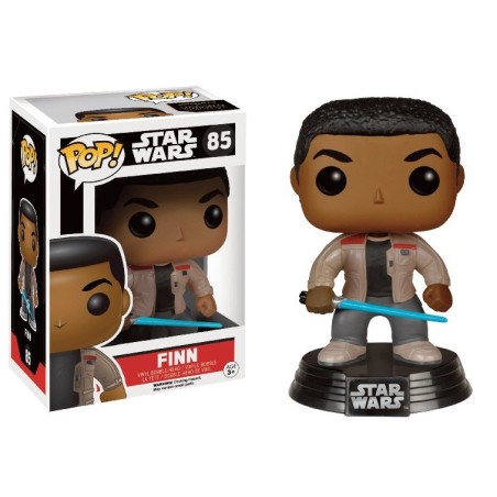 Finn Exclusive (with Lightsaber) POP! Bobble-head Funko