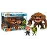 Rancor with Luke Skywalker & Slave oola POP! 3-Pack Bobble-head Funko