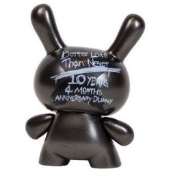 Dunny 10th Anniversary Black 3-Inch Figurine Kidrobot