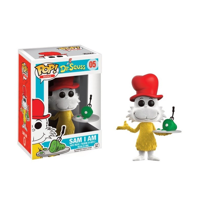 Sam I Am Flocked Exclusive - Dr. Seuss POP! Books Figurine Funko