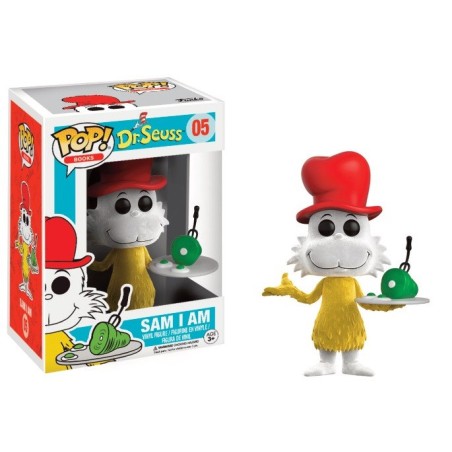 Sam I Am Flocked Exclusive - Dr. Seuss POP! Books Figurine Funko
