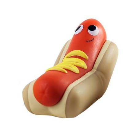 Hot Dog 1/24 Yummy World Tasty Treats Collectible Vinyl Mini Series 3-Inch Figurine Kidrobot