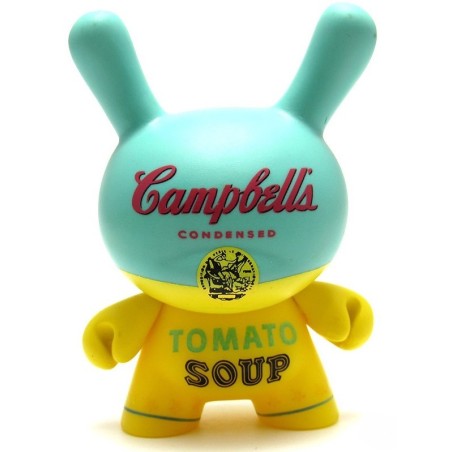 Yellow Campbell's Soup 3/24 Andy Warhol Series 2 Dunny 3-Inch Figurine Kidrobot