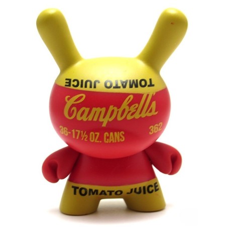 Red Campbell's Soup 3/24 Andy Warhol Series 2 Dunny 3-Inch Figurine Kidrobot