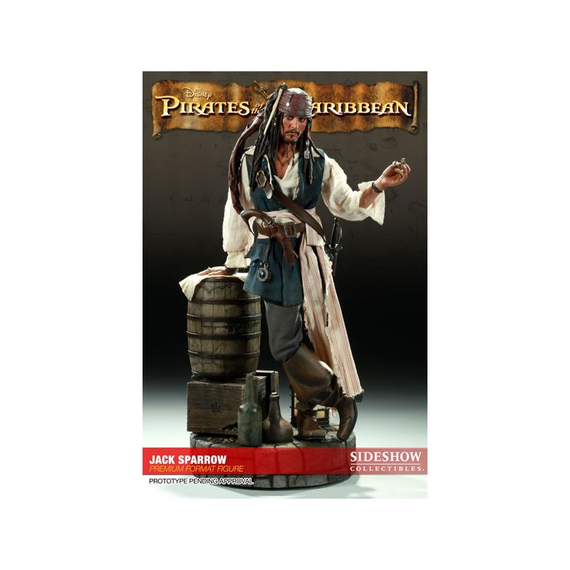 PRECO Jack Sparrow Exclusive Edition Premium Format Statue Sideshow