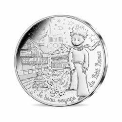 Le Petit Prince Monnaie 10€ Argent "Au marché de Noël" Monnaie de Paris