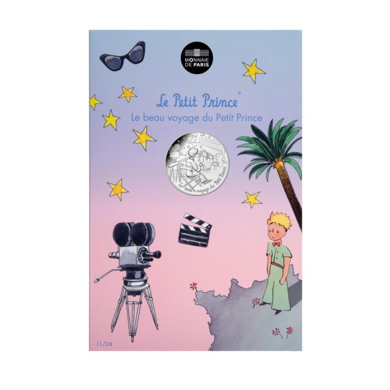 Le Petit Prince Monnaie 10€ Argent "Fait du cinéma" Monnaie de Paris