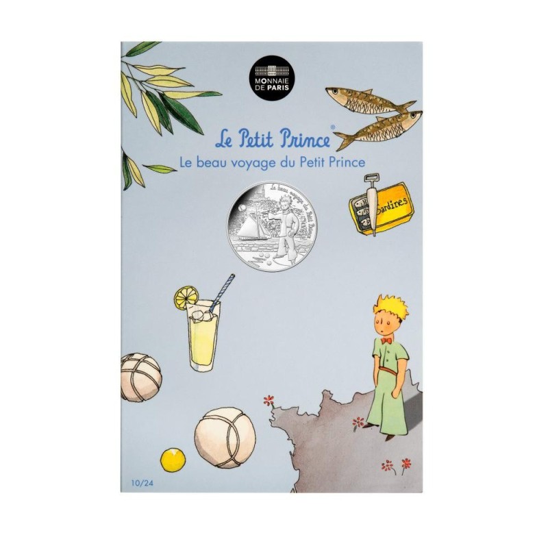 Le Petit Prince Monnaie 10€ Argent "Joue à la pétanque" Monnaie de Paris