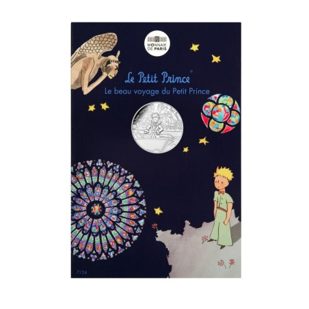 Le Petit Prince Monnaie 10€ Argent "Visite Notre-Dame" Monnaie de Paris
