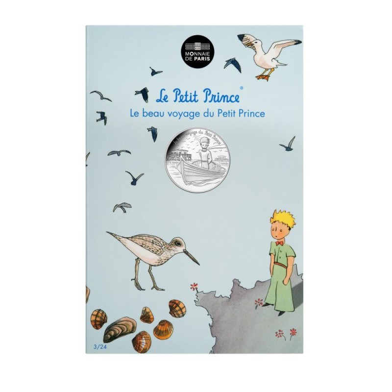 Le Petit Prince Monnaie 10€ Argent "Navigue sur une pinasse" Monnaie de Paris